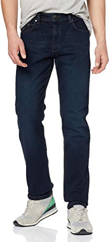 Bugatti Jeans med lös passform för män, Svart, 32W x 36L