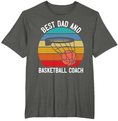 Maglia da basket allenatore migliore papà festa del papà camicia da basket Maglietta