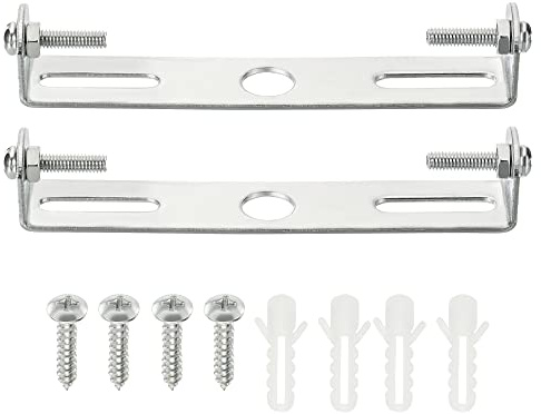 sourcing map Plaque de Suspendre Plafonnier, 100x18x17mm Éclairage Luminaire Montage Support pour Maison Bureau Lustre, 2 Ensemble