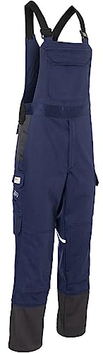 KÜBLER PROTECTIQ Welding Latzhose PSA 3 – Latzhose mit Knieschutztaschen, ergonomischem Schnitt und Schutzfunktion