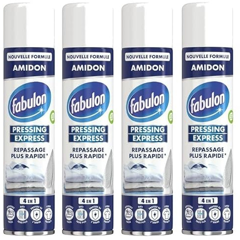 Fabulon Pressing Express - Spray para planchado (4 x 400 ml)