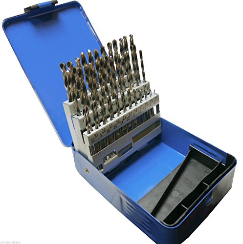 Giilayky 51pc de forets d'ingenierie Hss 1-6mm par increments de 0.1mm