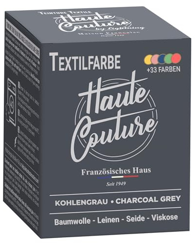 Haute Couture - Teinture Textile Tout-en-Un - Gris Charbon - 350g