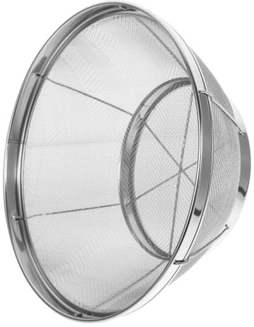FELTECHELECTR Stainless Steel Fine Mesh Strainer for Washing Rice and Vegetables Compact Drain Basket for Kitchen Use Easy to Store Colander for Home Cooking