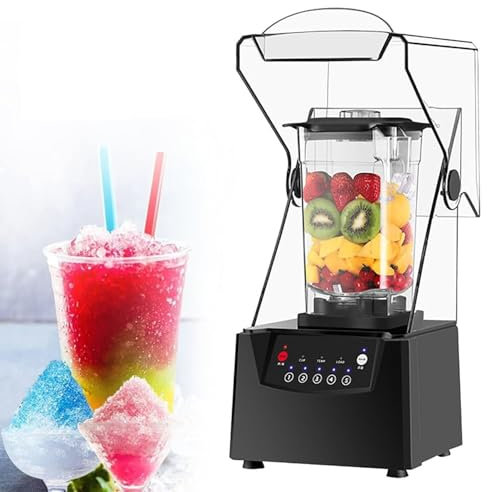 LZDOYY Licuadora Comercial 2200W Licuadora Industrial Profesional 2L para triturar Hielo, Batidos y licuados para Cocina