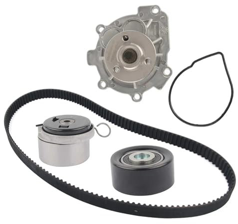 ZSGHJA Zahnriemen + Riemenscheiben + Wasserpumpe Für Opel 1,4 1,6 1,8 + 16 V Oe: 1334142 24436052 55574864 24422964 Ct1077 Ersatz Riemen