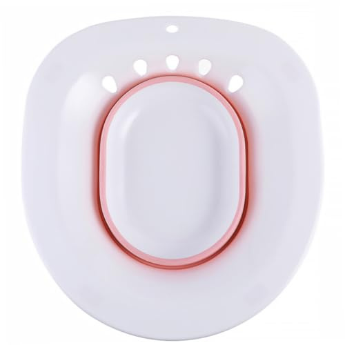 MOLUCKFU Faltbares Damenbidet Sitzbad Aus Kunststoff Kompakt Und Tragbar Glattes Design Mit Überlaufschutz Geeignet Für Schwangere Mütter Und Senioren Zur Und Toilettenreinigung