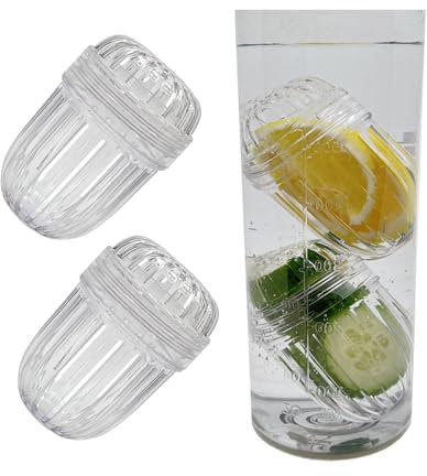 2 Pack Fruit Infuser Insert and Tea Infuser for Wide-Mouth Bottles, Compatible with Stanley, Hydro Flask, Iron Flask, Takeya, ThermoFlask