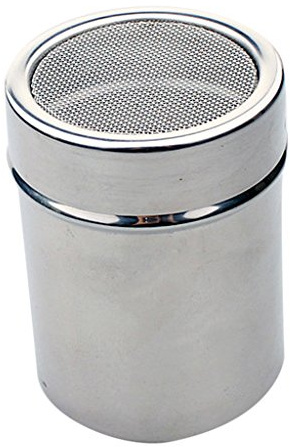 Stainless Chocolate Cocoa Shaker Icing Sugar Powder Sprinkler Coffee Sifer