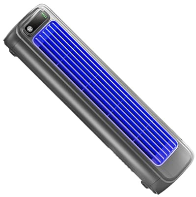 Piccolo ventilatore regolabile a 3 velocità con batteria di ricarica USB Tavolo portatile per flussi d'aria silenziosi e potenti a casa o al lavoro Velocità regolabile