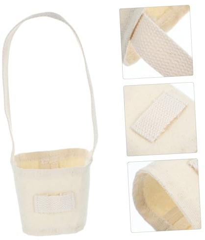 Hohopeti Reusable Milk Tea Cup Sleeve Handbag Style Coffee Drink Carrier for Cold Beverages Sturdy Protective Strap in Elegant Canvas Versatile and Stylish Accessory for Coffee and Tea Cups