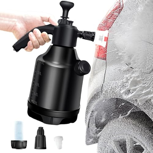 Tyinerc Spraymaskin med pump | 3 liter bärbar handspruta | dimspruta, för badrum, trädgård, bevattning, toalett, salong, garage, hushåll, jordbruk,