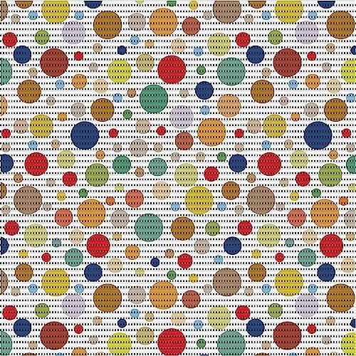 d-c-fix Weichschaummatte Modern Bubbles 80 cm x 50 cm | Antirutschmatte rutschfest für Bad, Küche, Garten, Balkon - Badmatte waschbar Outdoor Matte außen Teppich