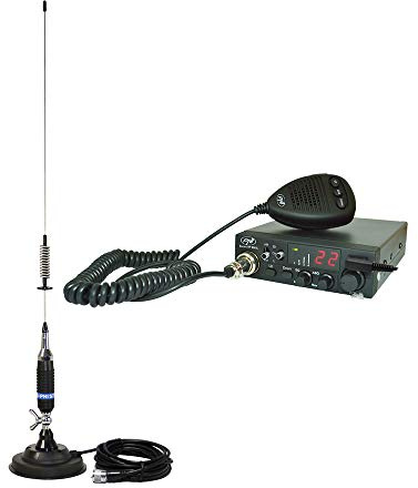 PNI Pack CB-Radio Escort HP 8001L ASQ + CB S75 Antenne avec Aimant