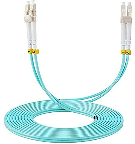 Elfcam® - Cavo in fibra ottica LC/UPC a LC/UPC, OM3 multimodale duplex 50/125um LSZH (100m)