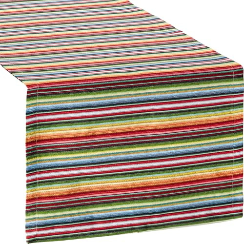 Sander Tischläufer Strip bunt Größe 40x100 cm