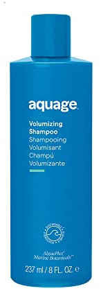 Aquage Volumizing Shampoo for Women & Men - Lightweight, Deep Cleansing Hair Shampoo with AlgaePlex - Long-Lasting Volume, Body & Shine for Fine, Thin Hair (8 oz)