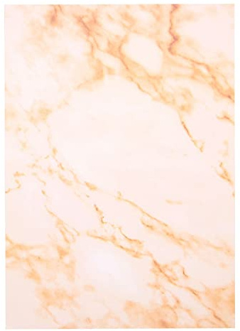 Florence Marmorpapier Beige - Briefpapier A4- Vintage Designpapier 10 Stück - Verwende zu Urkundenpapier, Pergamentpapier oder Karten basteln 200 gsm