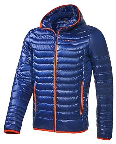 Black Crevice herr isolerande jacka I ventilerande utomhusjacka för män I högkvalitativ funktionell jacka för män av 100% polyester och värmeisolerande vaddering I vatten- och vindavvisande,