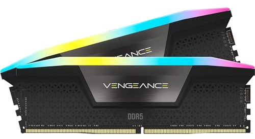 CORSAIR VENGEANCE RGB DDR5 RAM 48GB (2x24GB) 7000MHz CL36 Intel XMP iCUE Kompatibelt Datorminne - Svart (CMH48GX5M2B7000C36)