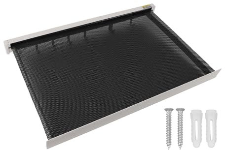 Fuerdich Wäscheständer, 60cm Platzsparender Wandwäschetrockner ausziehbar Wäscheständer klappbar Wäschetrockner Wand Wäscheleine Wandmontage Wäschetrockner aus hochwertigem (White)