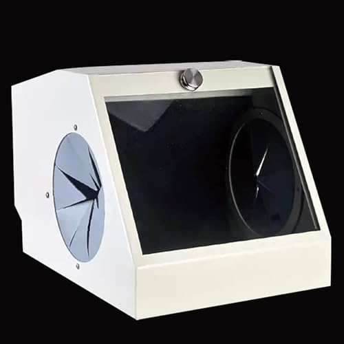 PLYLAY Dental Lab Dust Box, Sandblasting Dust Collector, Vacuum Dust Extractor Equipped with Filter Device, Lab Dust Suction System,with a 5500K LED Light Source