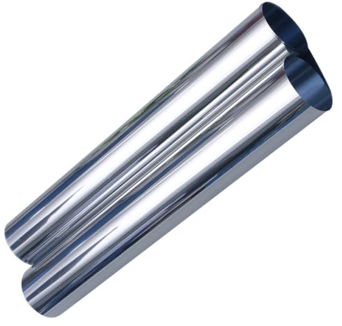 MUSISALY Film UV Fenêtre Anti Chaleur en Pet Argenté, Film de Confidentialité pour Vitrage, Protège des UV et Bloque la Chaleur, pour Bureau et Chambre