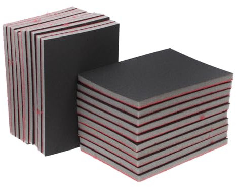 BELLIFFY 20pcs Car Sandpaper Automotive Sanding Sponges for Car Paint Sanding Sponge for Furniture