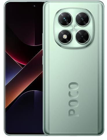 Xiaomi Poco X7 Smartphone 8+256GB, 45 W Turbo Ricarica, 1,5K 120Hz AMOLED CrystalRes Schermo Curvo, Fotocamera Principale Da 50 MP Con OIS Antipolvere, IP68, Batteria Grande 5110mAh - Verde