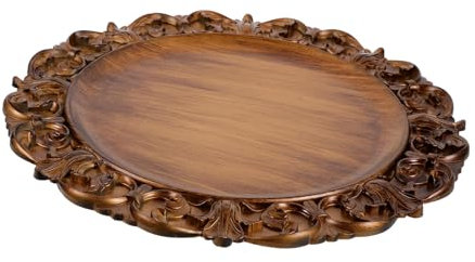 JEWEDECO Assiette Décorative Vintage Ceramique Plat à Dessert Rétro pour Snack Et Décoration De Table pour Fêtes Et Réunions Familiales