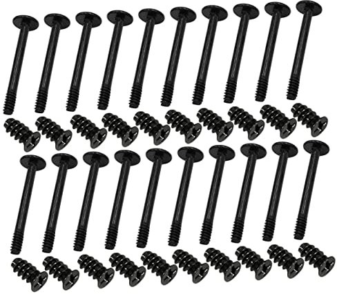 Operitacx 50pcs Juego De Tornillos Largos y Cortos Para Ventilador De Refrigeración De Ordenador Adecuado Para Carcasa De Computadora