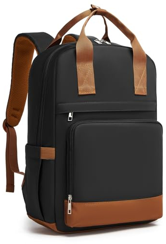 Kono Backpack Womens, 15.6 Inch Laptop Backpack, Lightweight Rucksack Bag for Women, Large School Bags for Girls, Water Resistant Back Pack for College Work Travel Teacher