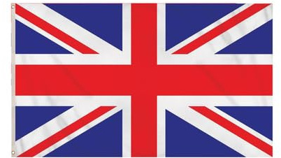 Union Jack Flags 5ft x 3ft, Large British National Flag with Metal Eyelets, Durable Polyester UK Flag for Outdoor Events, Parties & Patriotic Displays (1PCS)