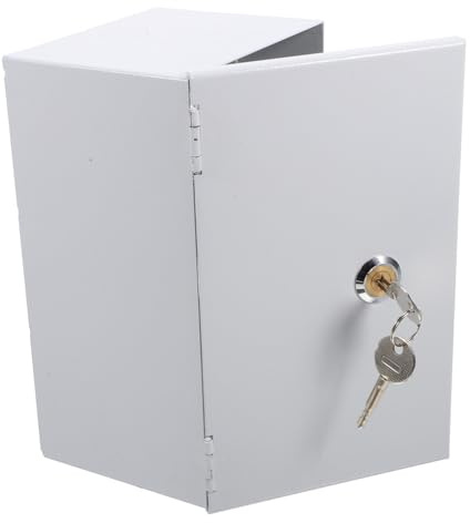 TEHAUX Caja Fuerte para Enchufe Exterior de Acero Inoxidable con Cerradura Resistente la Intemperie Agua Protección Segura para Conexiones Eléctricas al Aire Diseño Duradero y Fácil