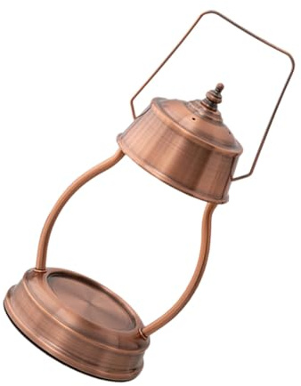 CONGARTENO Lampada Scalda Candele Aromaterapia Retro in Stile Antico Lampada da Tavolo per Sciogliere Cera con Luminosità Decorazione Silenziosa per Camera da Letto e Ufficio