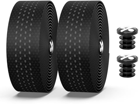EVA Bike Handlebar Tape Foam Grip Road Bike Tape Includes Handlebar Plug | Non-slip and shock-absorbing, reducing hand fatigue when cycling in the rain and on tarmac roads; suitable for road and mtb