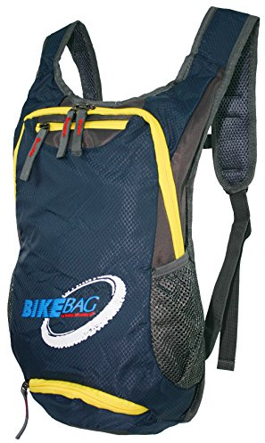 Mochila para bicicleta, senderismo y deportes al aire libre | Mochila para bicicleta ultraligera en 2 colores | Acolchada | Con cierre de seguridad adicional (4068), azul