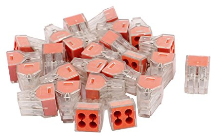 Aexit AC 250 V 20A 0,75-2,5 mm2 4-polig Anschlussklemme Drahtverbinder Orange 25Pcs (2c42719c71ee46884555a4b5e19cb222)