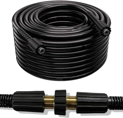 M&M Smartek Hochdruckschlauch-Verlängerung 5m, M22x1,5 IG | Beidseitige M22x1,5 IG Anschlüsse mit 14mm Nippel; bis 160 bar und 40 °C, passend als Verlängerung für viele Geräte.