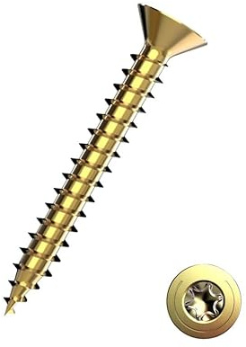 TrendLine Universalschrauben Set 850 Stk TX 10 Senkkopf 3,5 x 30 mm Schrauben
