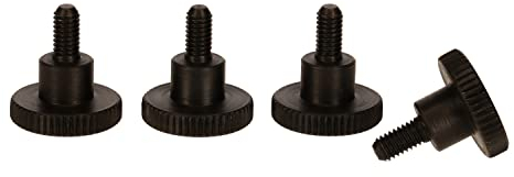 PrecisionGeek Tornillo Para Pulgar de Hombro Acero Ennegrecido DIN 464 M4 x 10mm 4pz