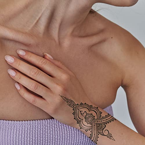 MyJagua Atika | 1-2 Wochen Tattoo | Auf Pflanzenbasis | Hautverträglich | Wasserfest | Neue Technologie | Kein Klebe-Tattoo