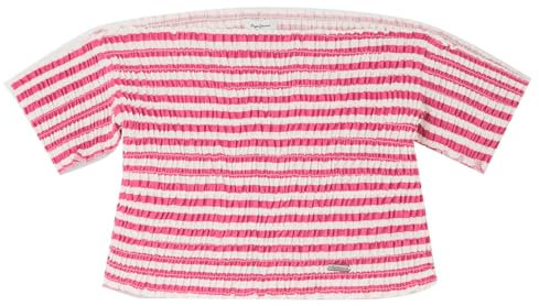 Pepe Jeans Mädchen-T-Shirt Romi, Pink (English Rose Pink), 10 Jahre