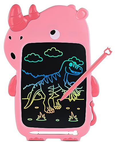 LCD Schreibtafel, 10 Zoll Tablet für Kinder und Erwachsene, Löschbarer, Wiederverwendbarer Schreib-Zeichenblock, mit Abschließbar Löschen-Taste
