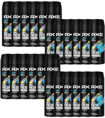 AXE Alaska Deo Bodyspray ohne Aluminium Deospray 24x 150ml | Deodorant Herren Männer Men