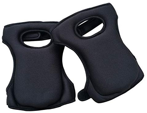 TopHomer Noir, genouillères de jardinage en mousse souple - Coussin de protection pour le jardin, le travail de nettoyage, les sols à récurer, protection de coussin ultra douce (1 paire)