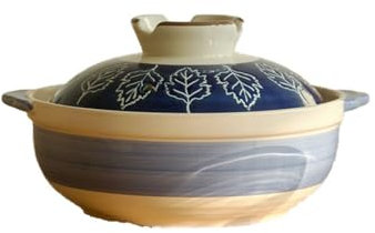 Olla para caldo Cazuela de cerámica moderna for estofado, olla de barro cocida en seco a Gas for el hogar, estufa de Gas for arroz, cazuela pequeña ligera de lujo for sopa Olla para sopa(B,C)