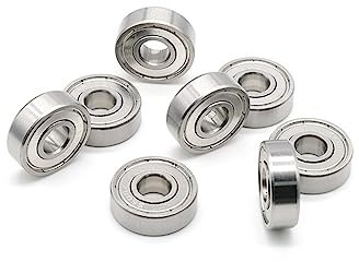 TVKSIPAR 10 Stücke S608ZZ Edelstahl Kugellager 608zz ABEC-9 8x22x7mm Rollschuhe Lager 608