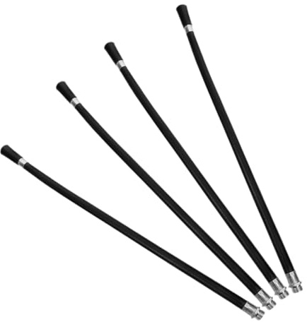 Housoutil 4pezzi Tubo Flessibile in Gomma Per Scarico Estintore Tubo Di Scarico Per Piscina Flessibile Di Ricambio Per Idropulitrice Accessorio Di Per Estintori Polvere Secca