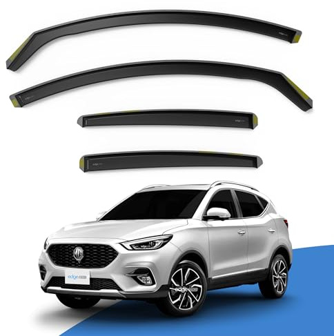 EdgeVisors Wind Deflectors for MG ZS MK1 5 Door SUV (2017-2024) 4pc Set | In-Channel Rain Guards & Accessories